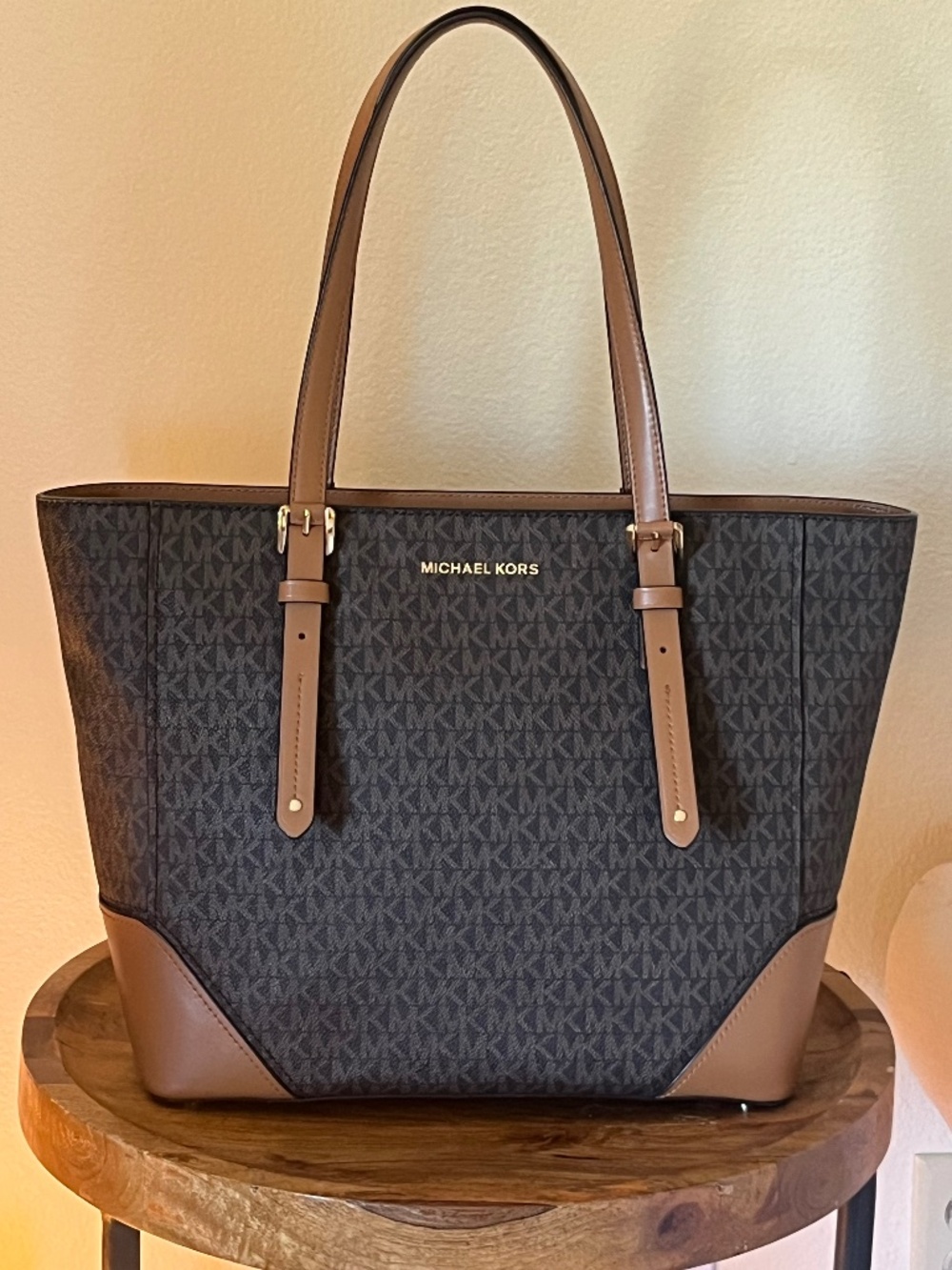 Michael Kors Brown Logo Handbag